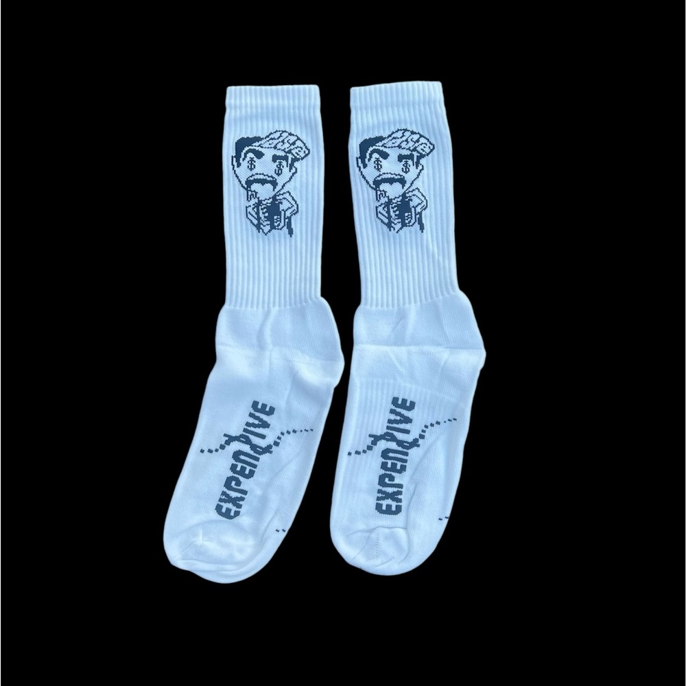 EXPENZIVE TASTE CREW SOCKS